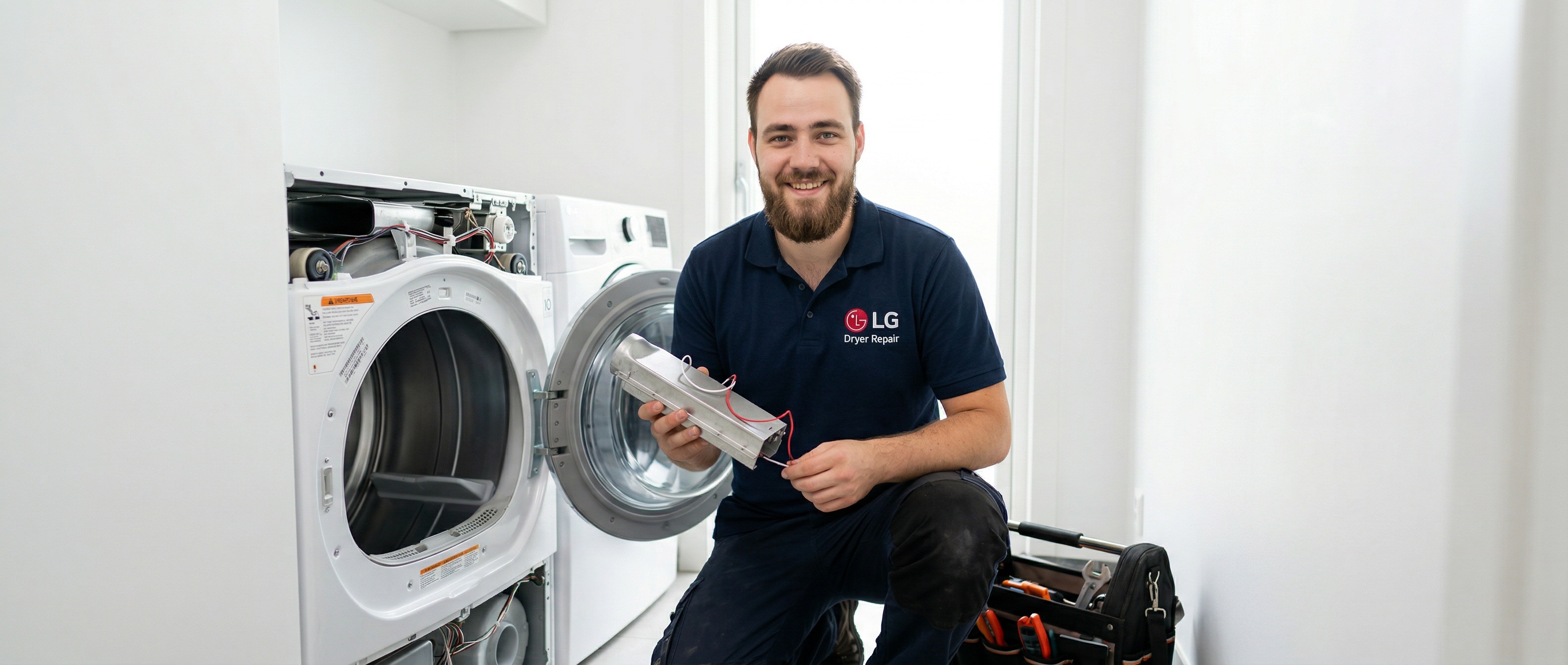 LG dryer heating element replacement technician Los Angeles